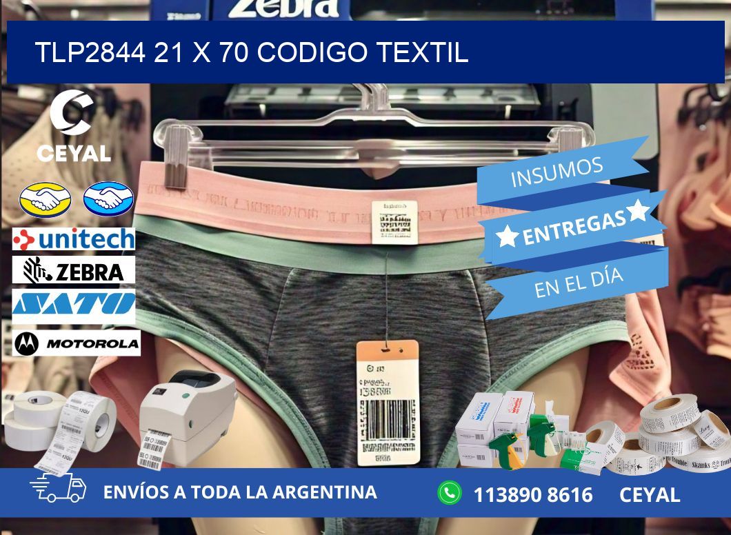 TLP2844 21 x 70 CODIGO TEXTIL