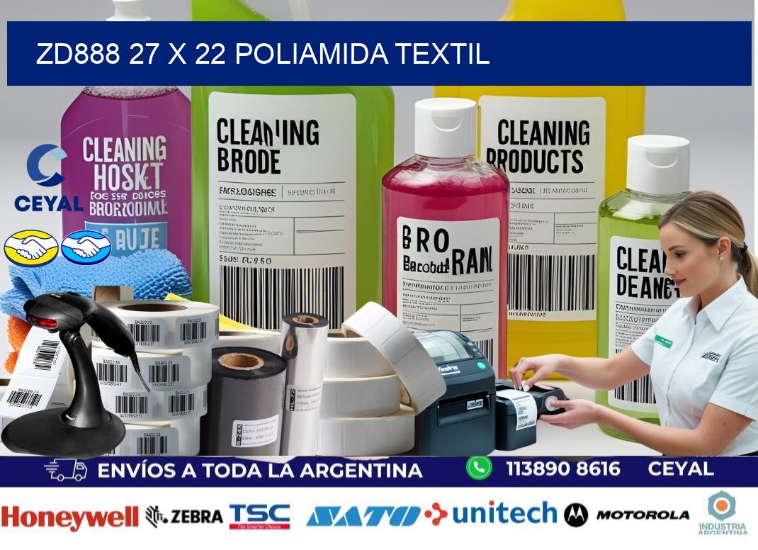 ZD888 27 x 22 POLIAMIDA TEXTIL