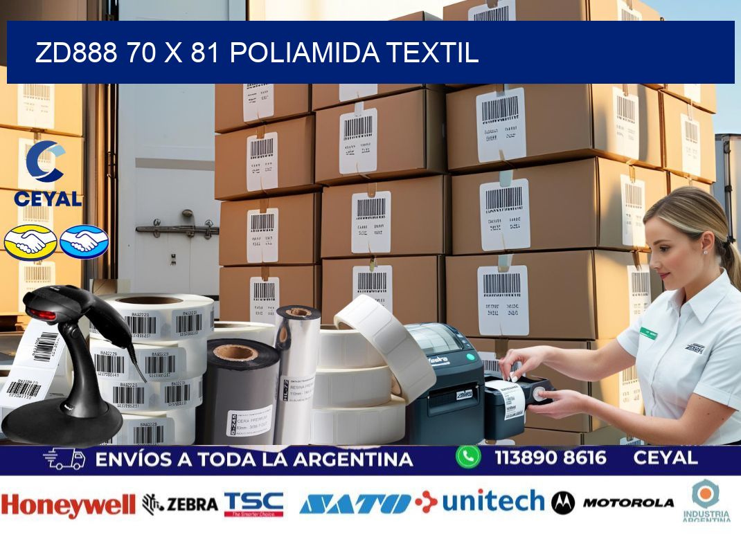 ZD888 70 x 81 POLIAMIDA TEXTIL