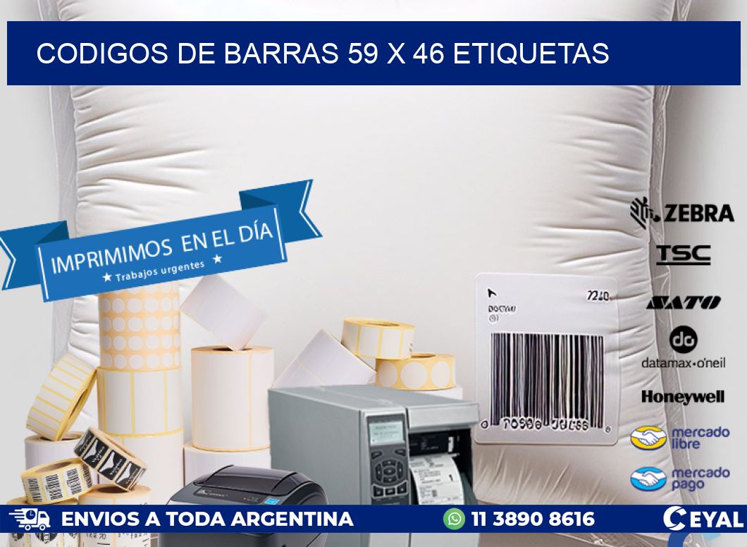 codigos de barras 59 x 46 etiquetas