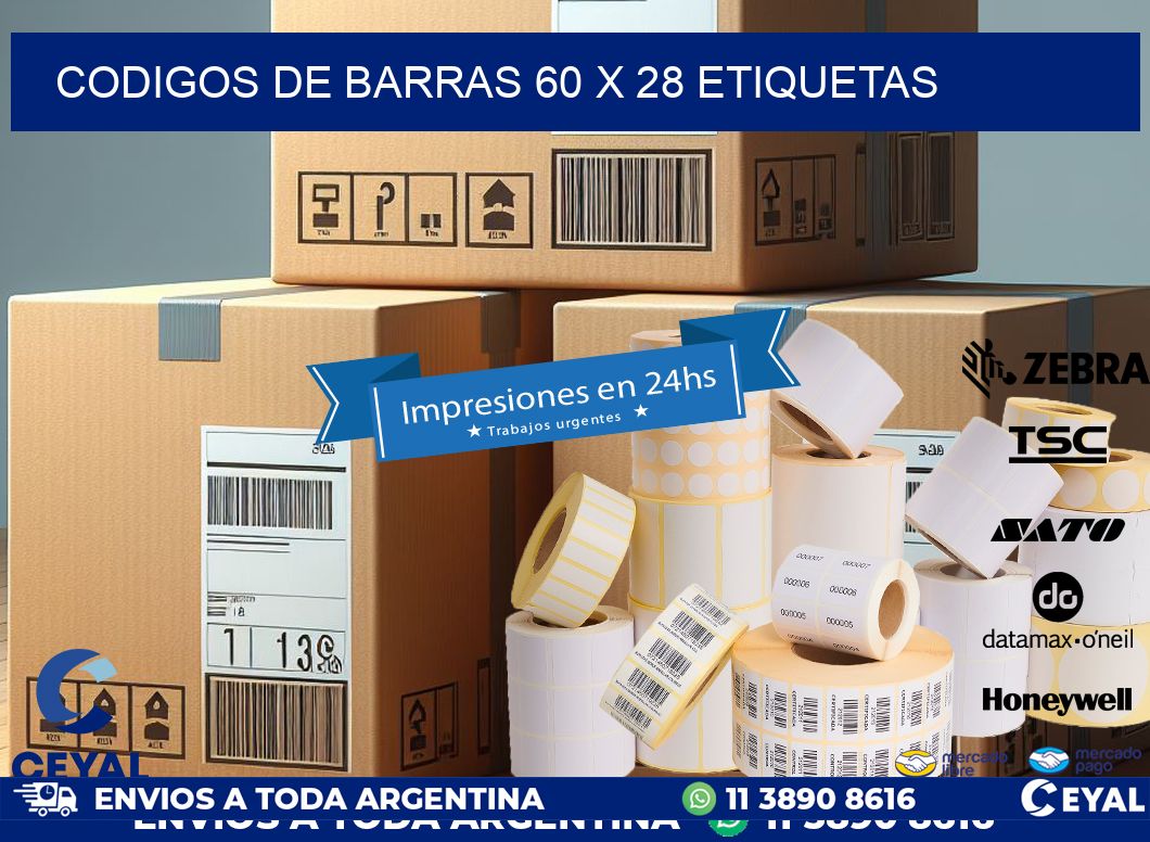 codigos de barras 60 x 28 etiquetas