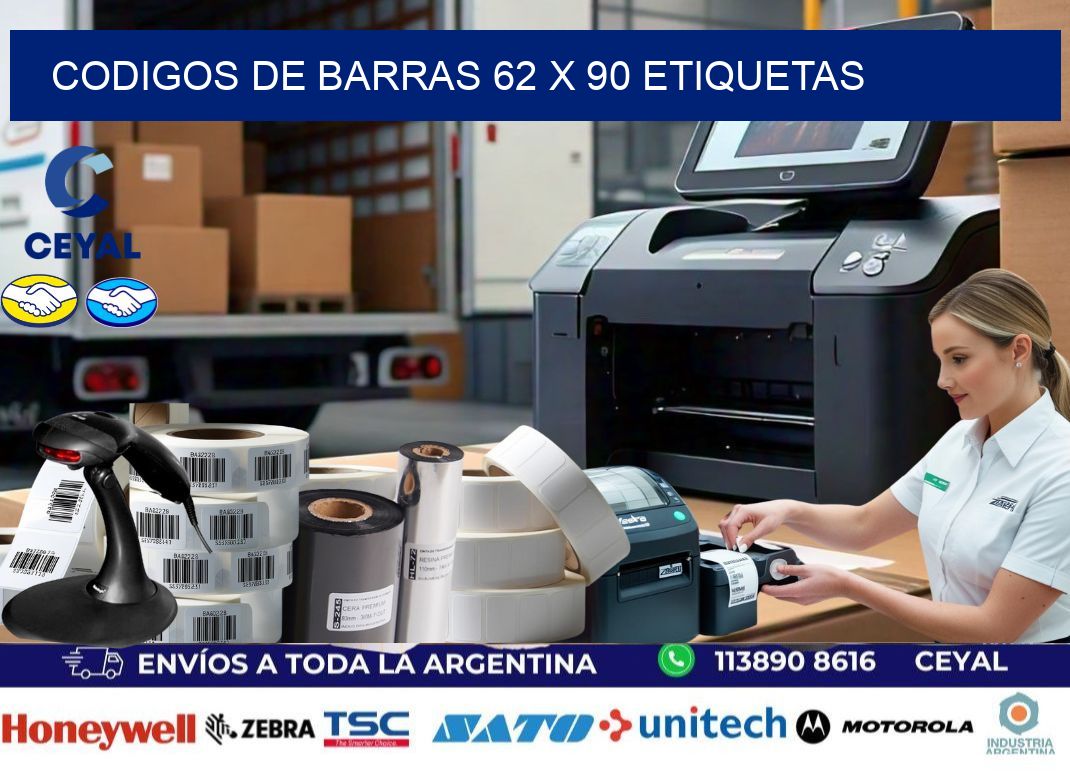 codigos de barras 62 x 90 etiquetas