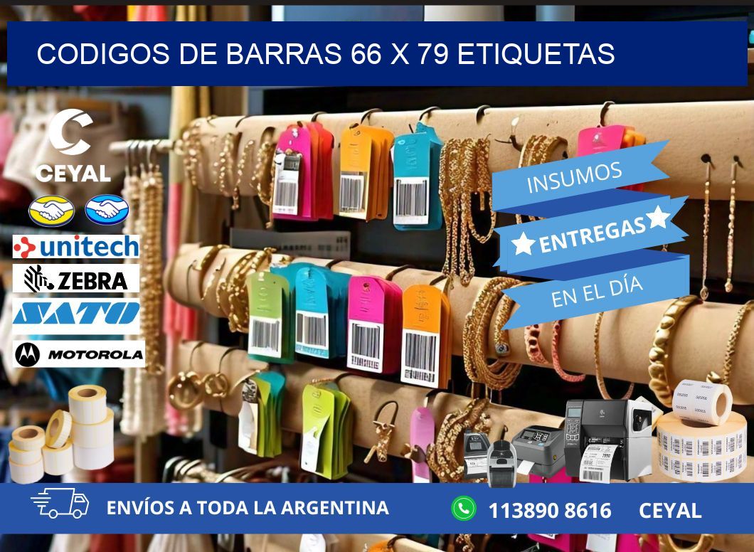 codigos de barras 66 x 79 etiquetas