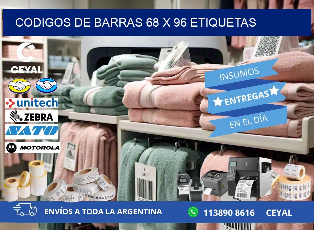 codigos de barras 68 x 96 etiquetas