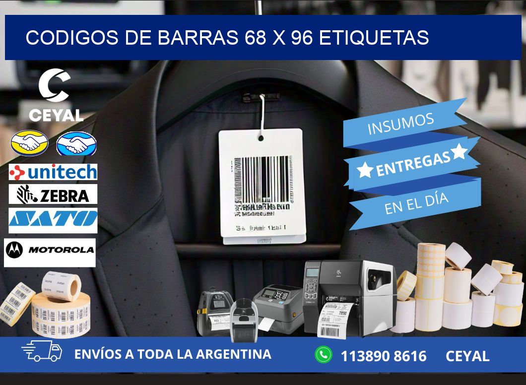codigos de barras 68 x 96 etiquetas