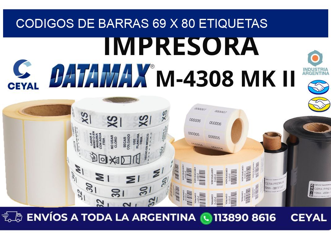 codigos de barras 69 x 80 etiquetas