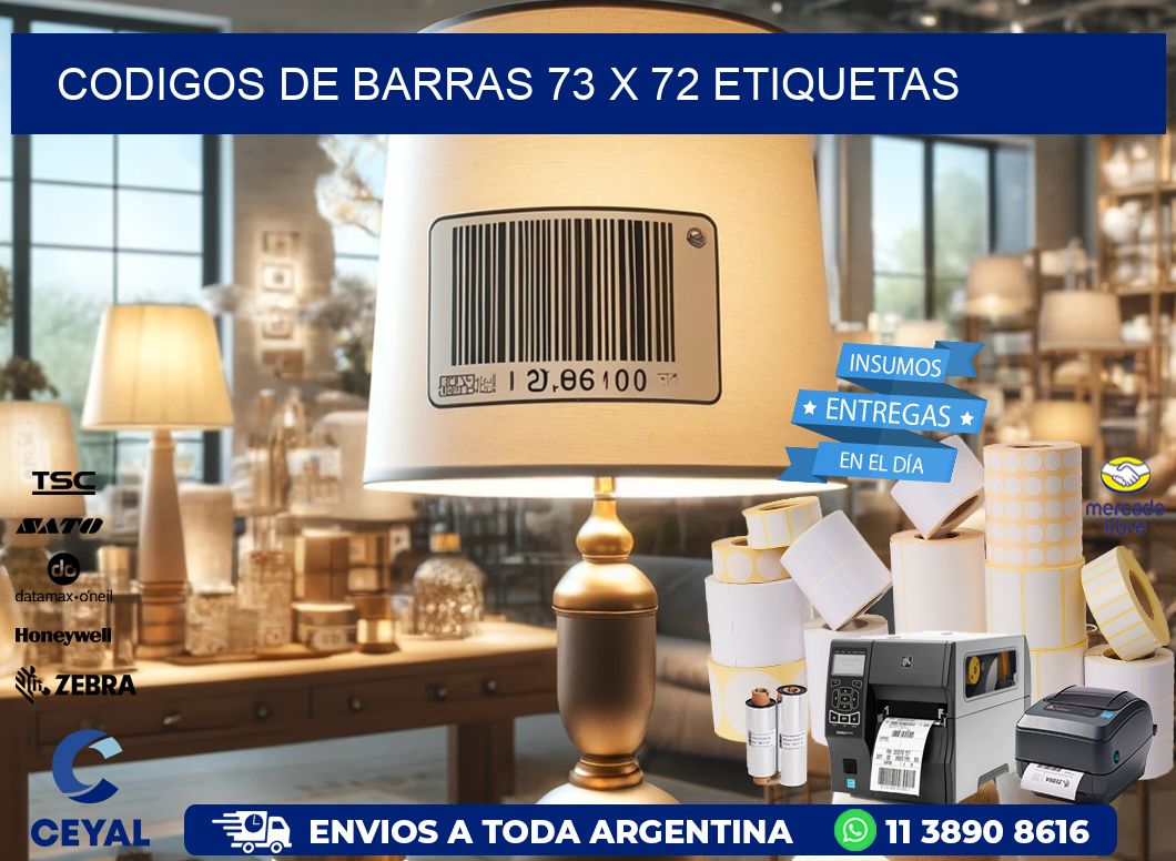 codigos de barras 73 x 72 etiquetas