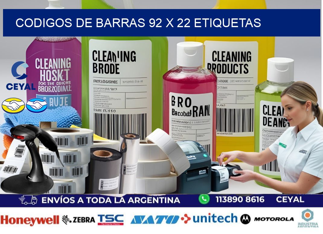 codigos de barras 92 x 22 etiquetas