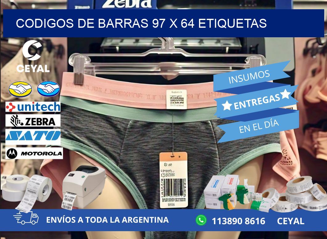 codigos de barras 97 x 64 etiquetas