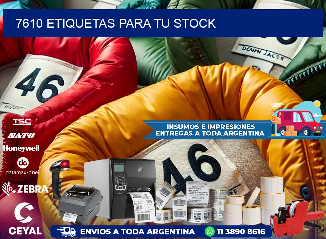 7610 etiquetas para tu stock