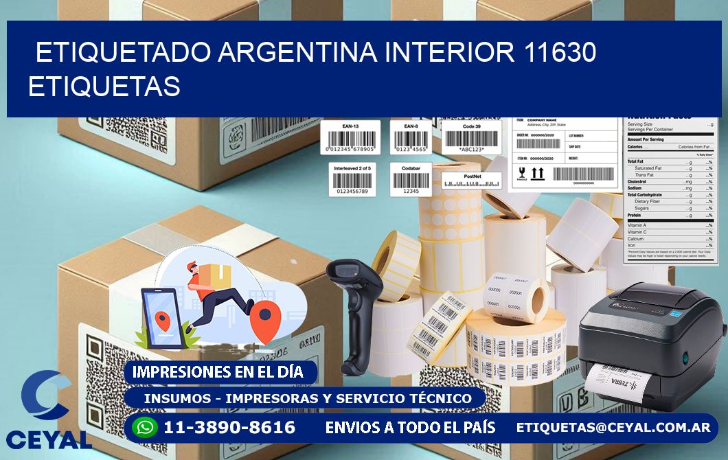 etiquetado argentina interior 11630 etiquetas