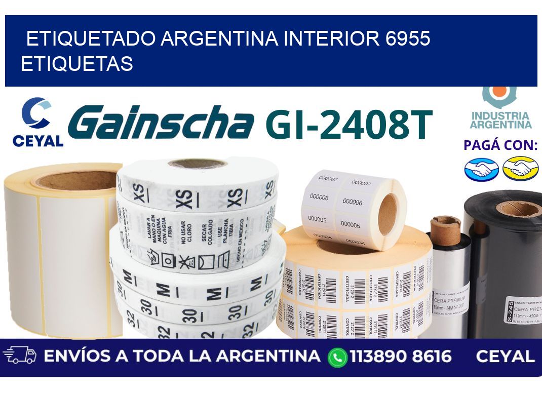 etiquetado argentina interior 6955 etiquetas