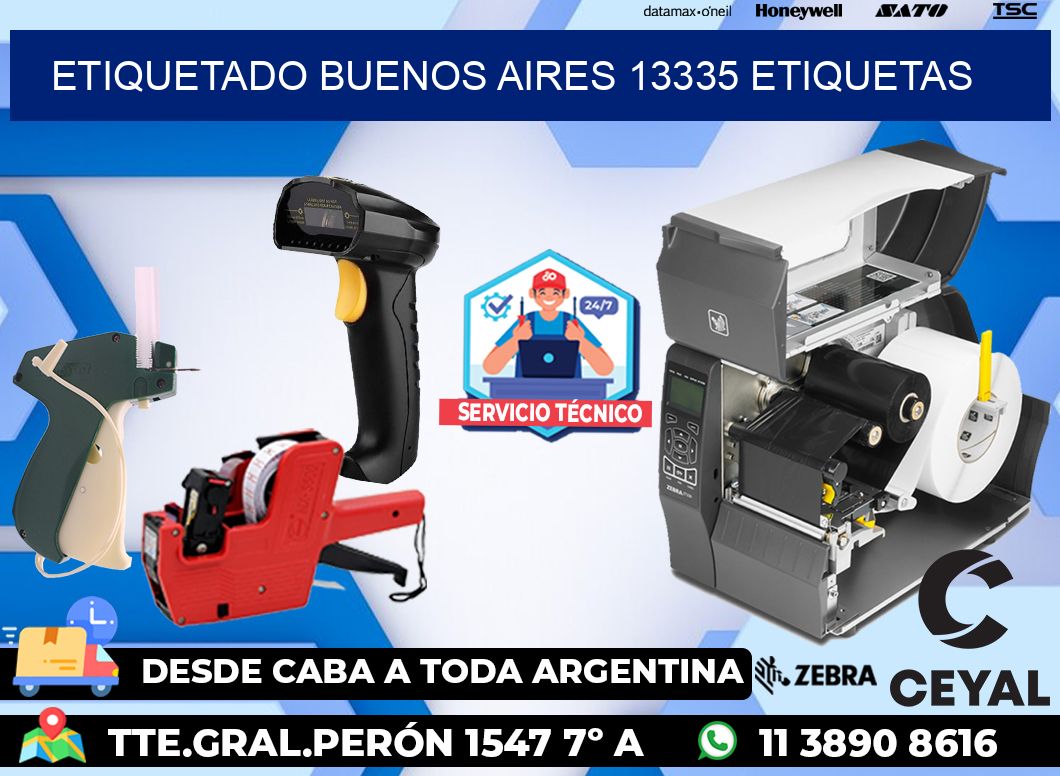 etiquetado buenos aires 13335 etiquetas