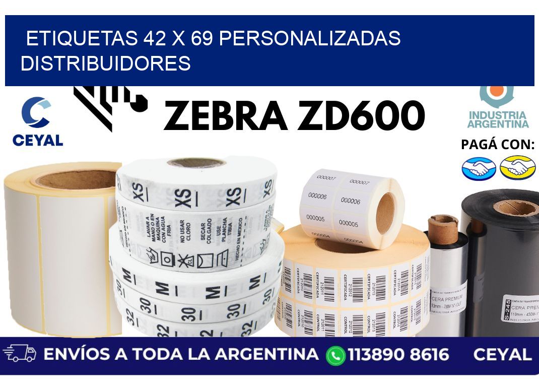 etiquetas 42 x 69 personalizadas distribuidores