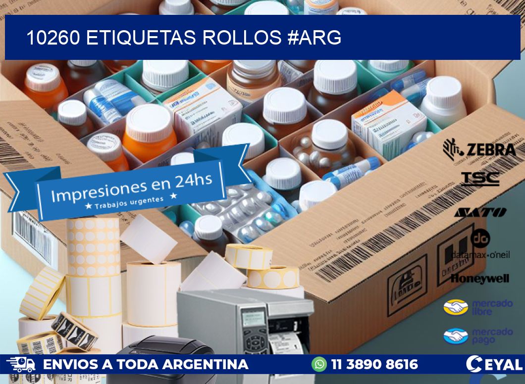 10260 etiquetas rollos #ARG