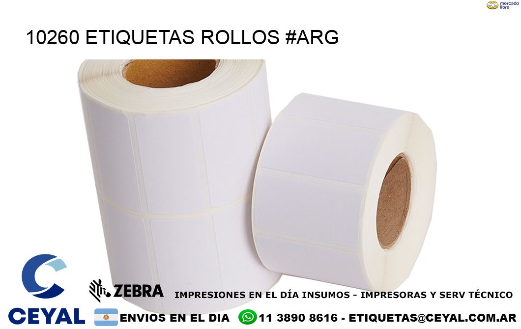10260 etiquetas rollos #ARG
