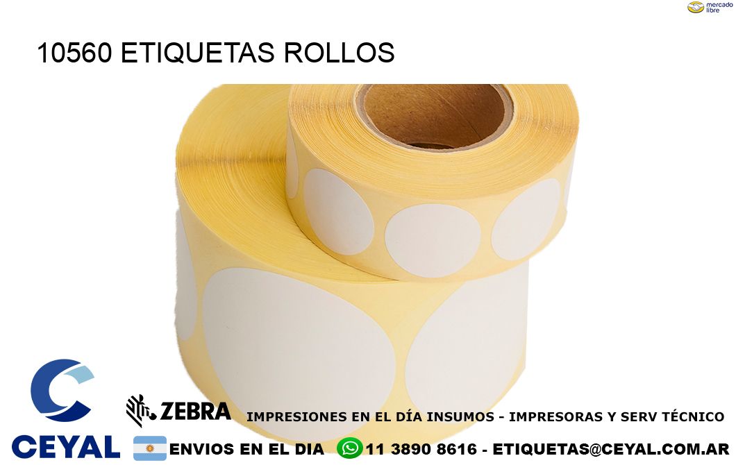 10560 etiquetas rollos