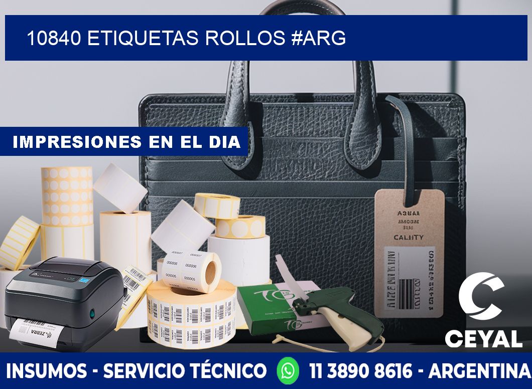 10840 etiquetas rollos #ARG