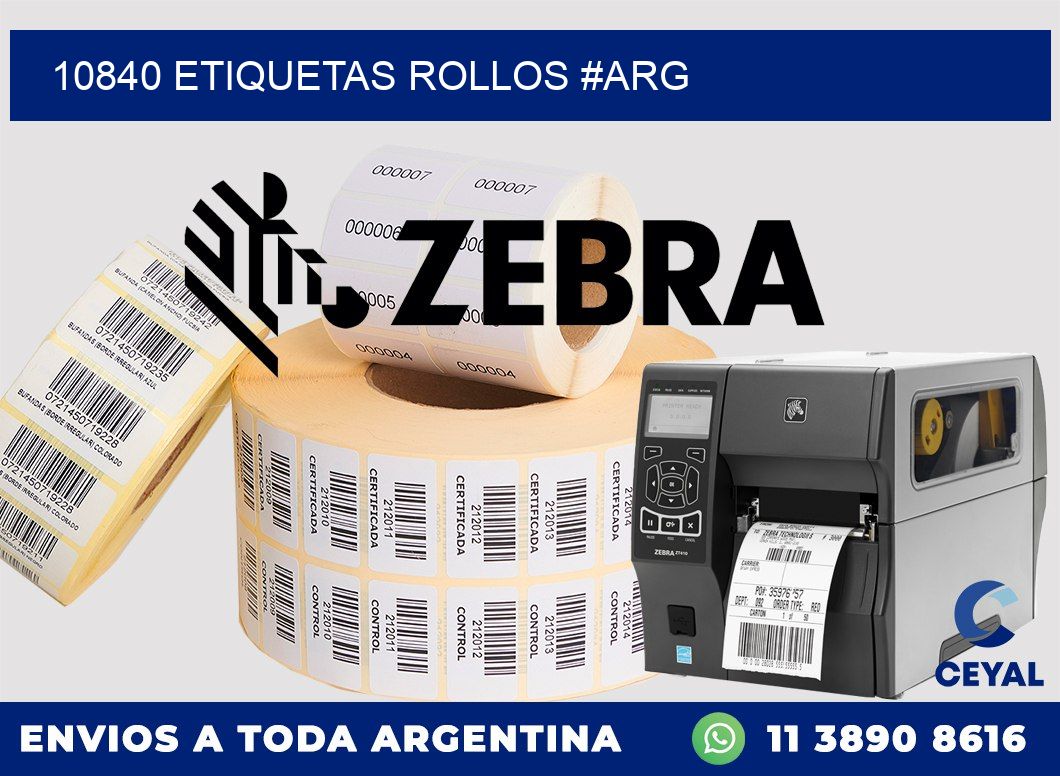 10840 etiquetas rollos #ARG