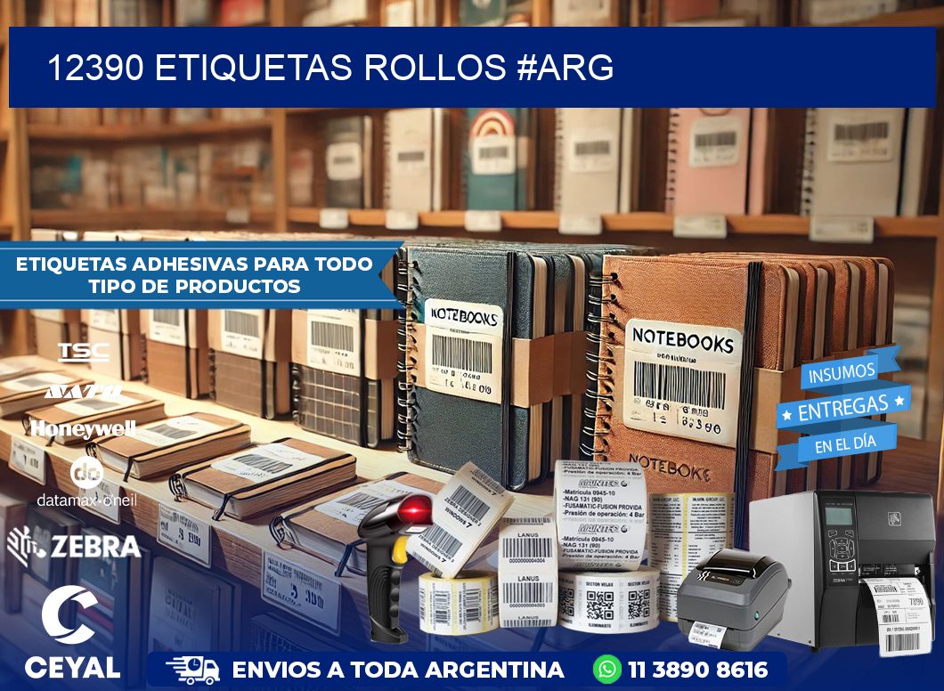 12390 etiquetas rollos #ARG