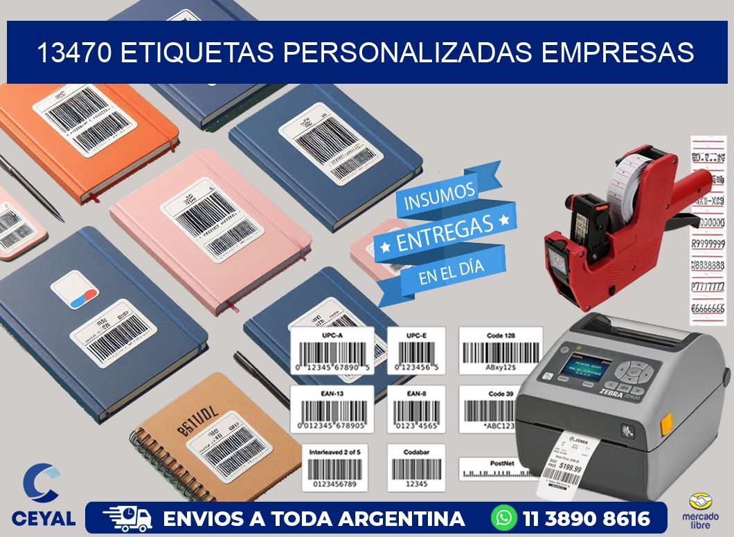 13470 Etiquetas personalizadas empresas