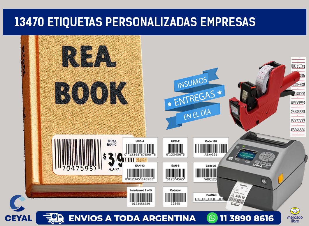 13470 Etiquetas personalizadas empresas