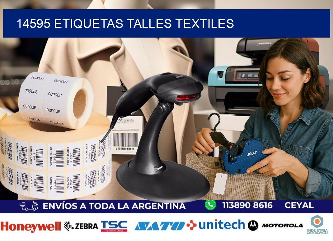 14595 ETIQUETAS TALLES TEXTILES