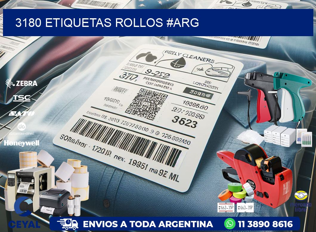 3180 etiquetas rollos #ARG