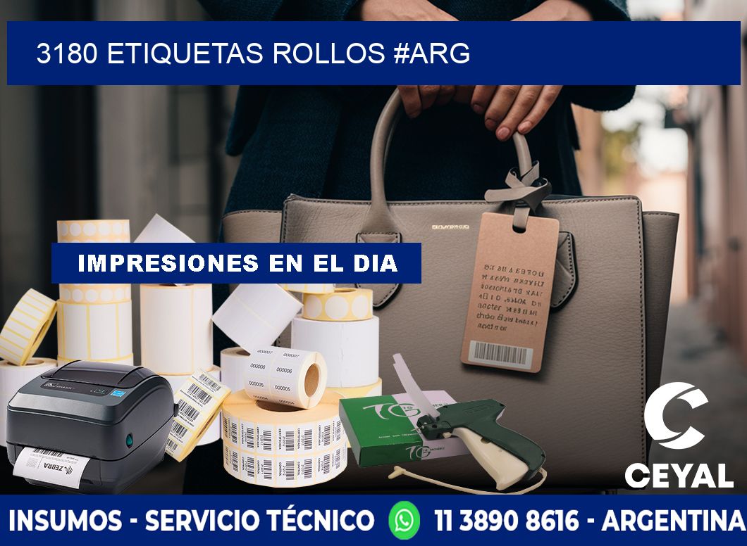 3180 etiquetas rollos #ARG