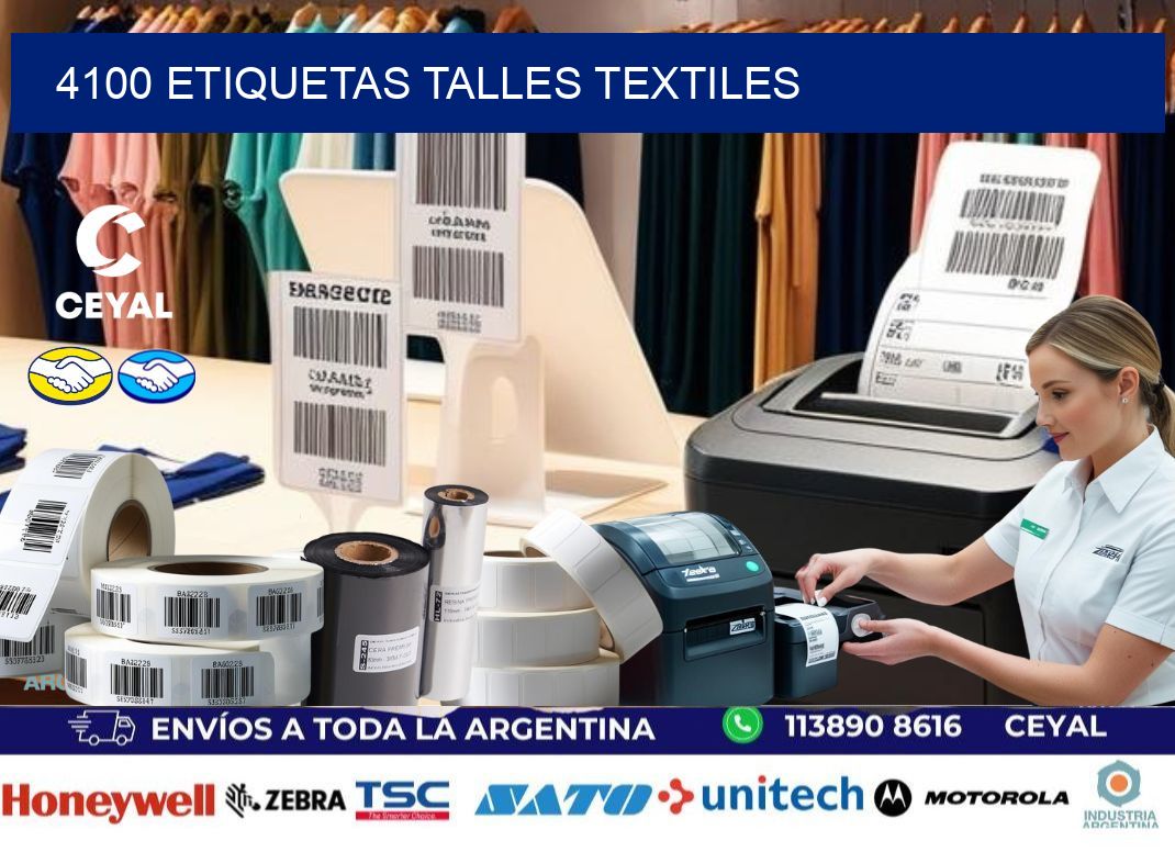 4100 ETIQUETAS TALLES TEXTILES
