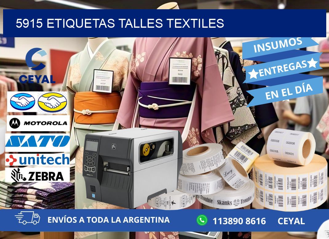5915 ETIQUETAS TALLES TEXTILES
