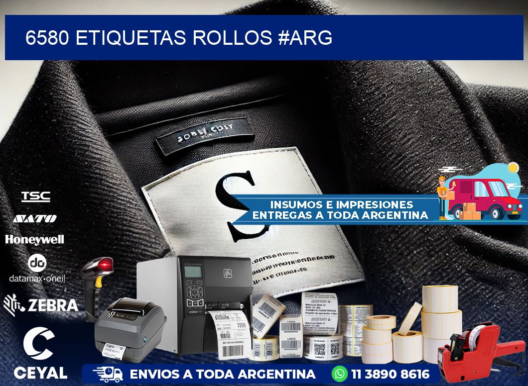 6580 etiquetas rollos #ARG