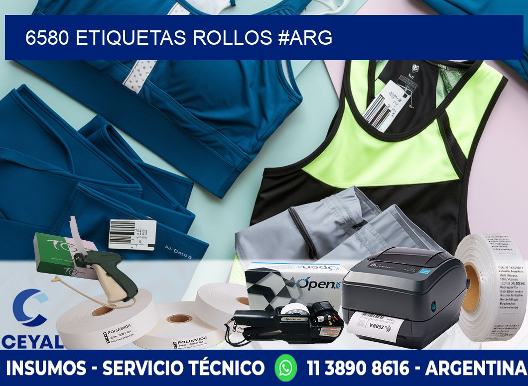 6580 etiquetas rollos #ARG