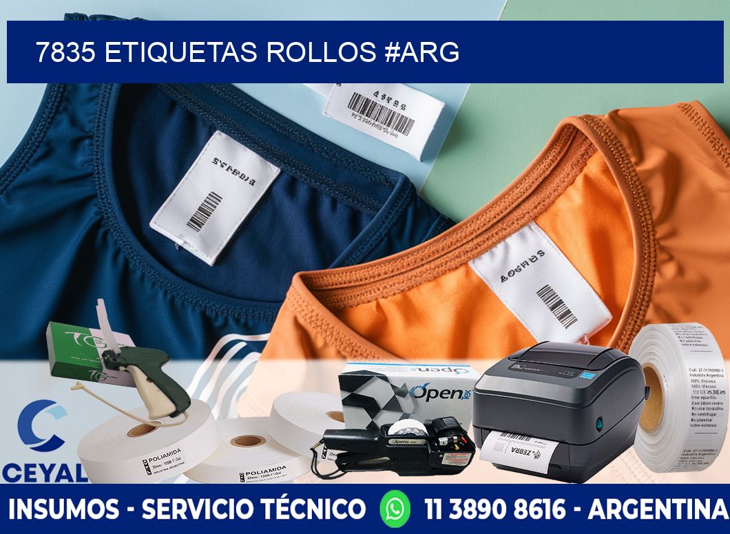 7835 etiquetas rollos #ARG