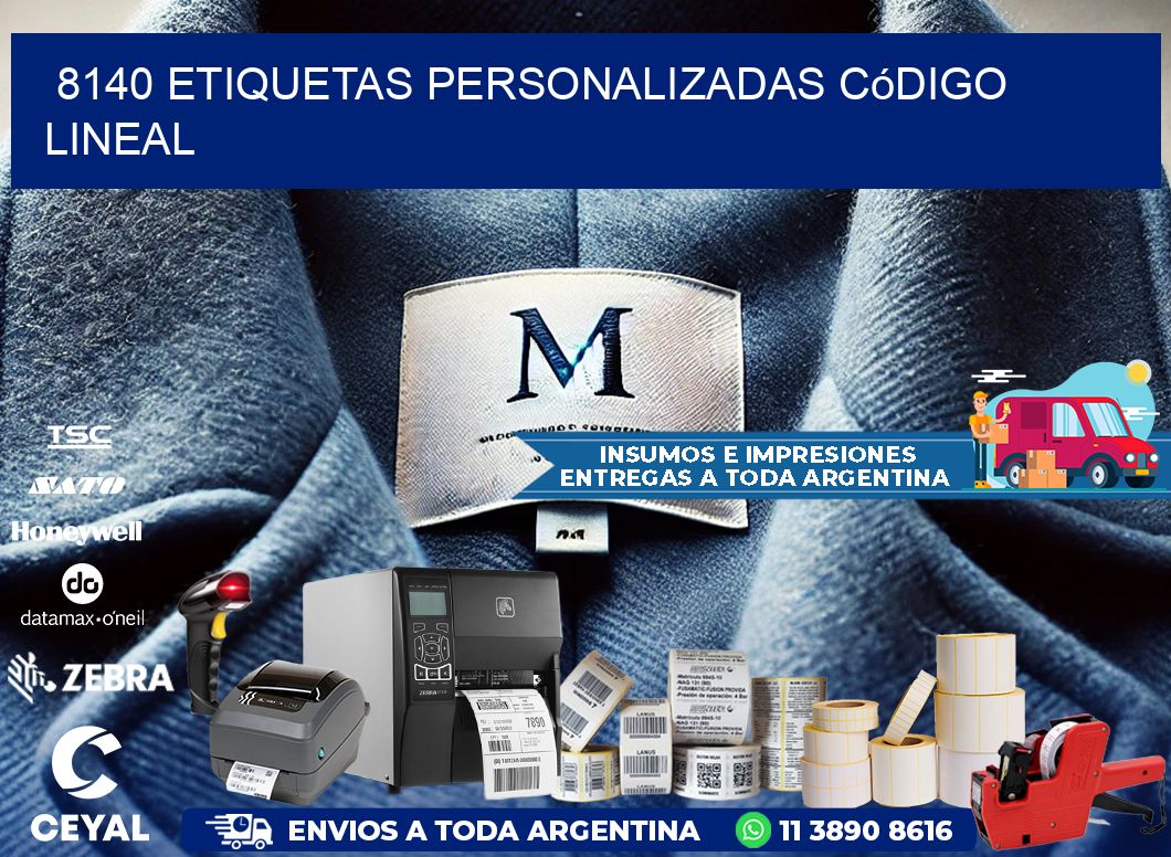 8140 Etiquetas personalizadas código lineal