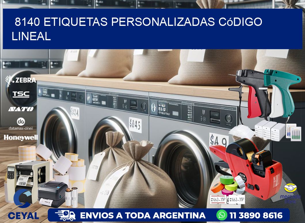 8140 Etiquetas personalizadas código lineal