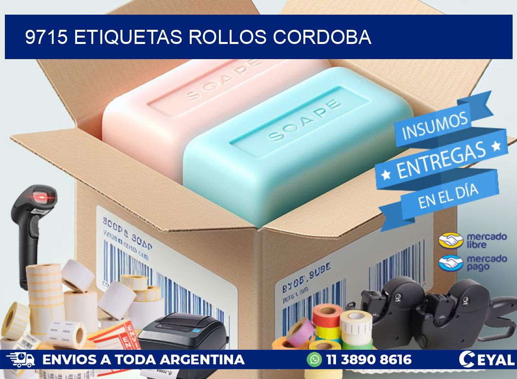 9715 etiquetas rollos CORDOBA