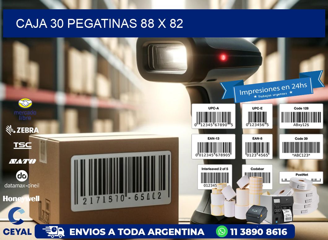 CAJA 30 PEGATINAS 88 x 82