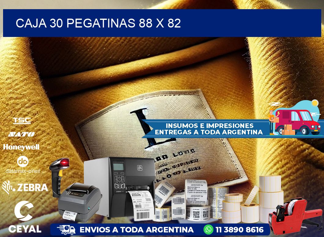 CAJA 30 PEGATINAS 88 x 82