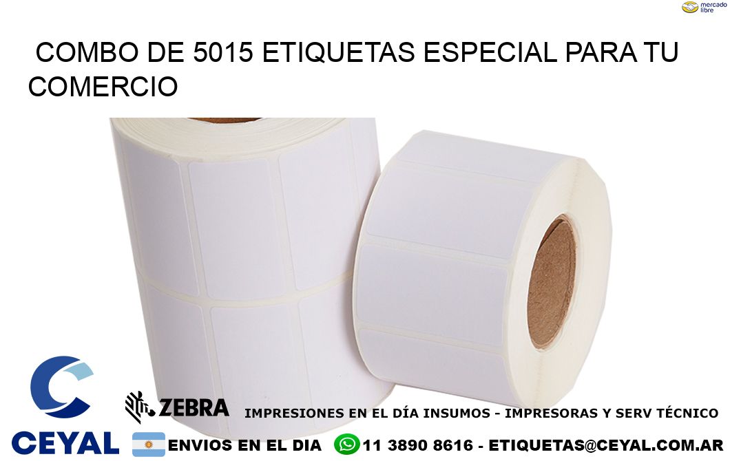 Combo de 5015 etiquetas especial para tu comercio