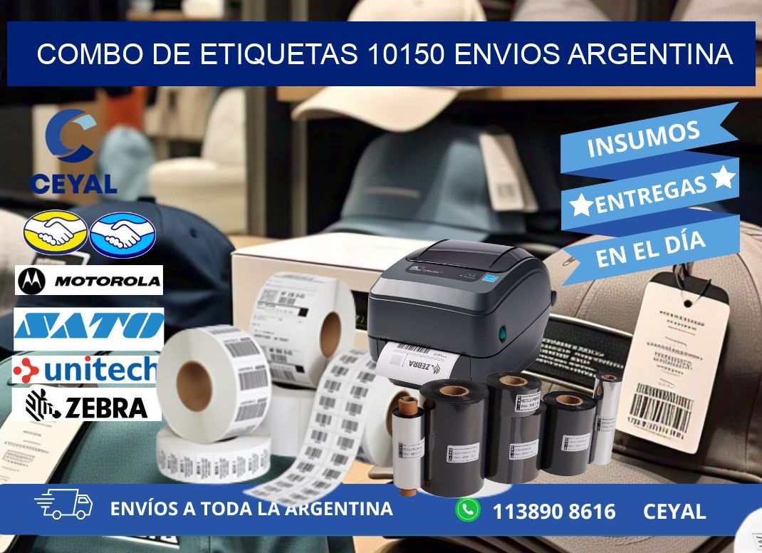 Combo de etiquetas 10150 ENVIOS ARGENTINA