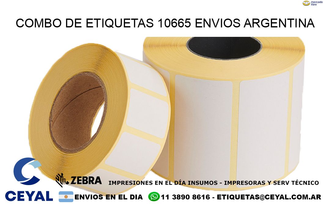 Combo de etiquetas 10665 ENVIOS ARGENTINA