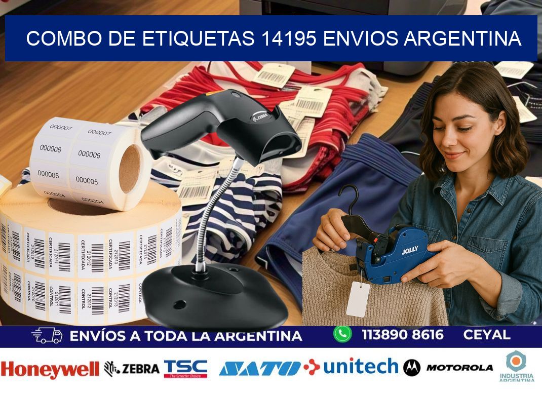 Combo de etiquetas 14195 ENVIOS ARGENTINA