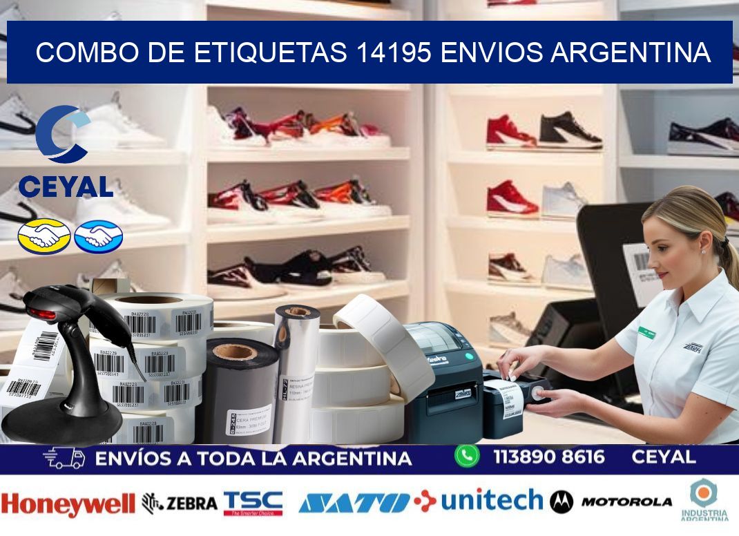 Combo de etiquetas 14195 ENVIOS ARGENTINA