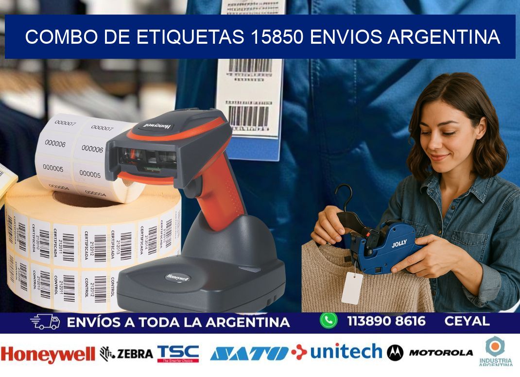 Combo de etiquetas 15850 ENVIOS ARGENTINA