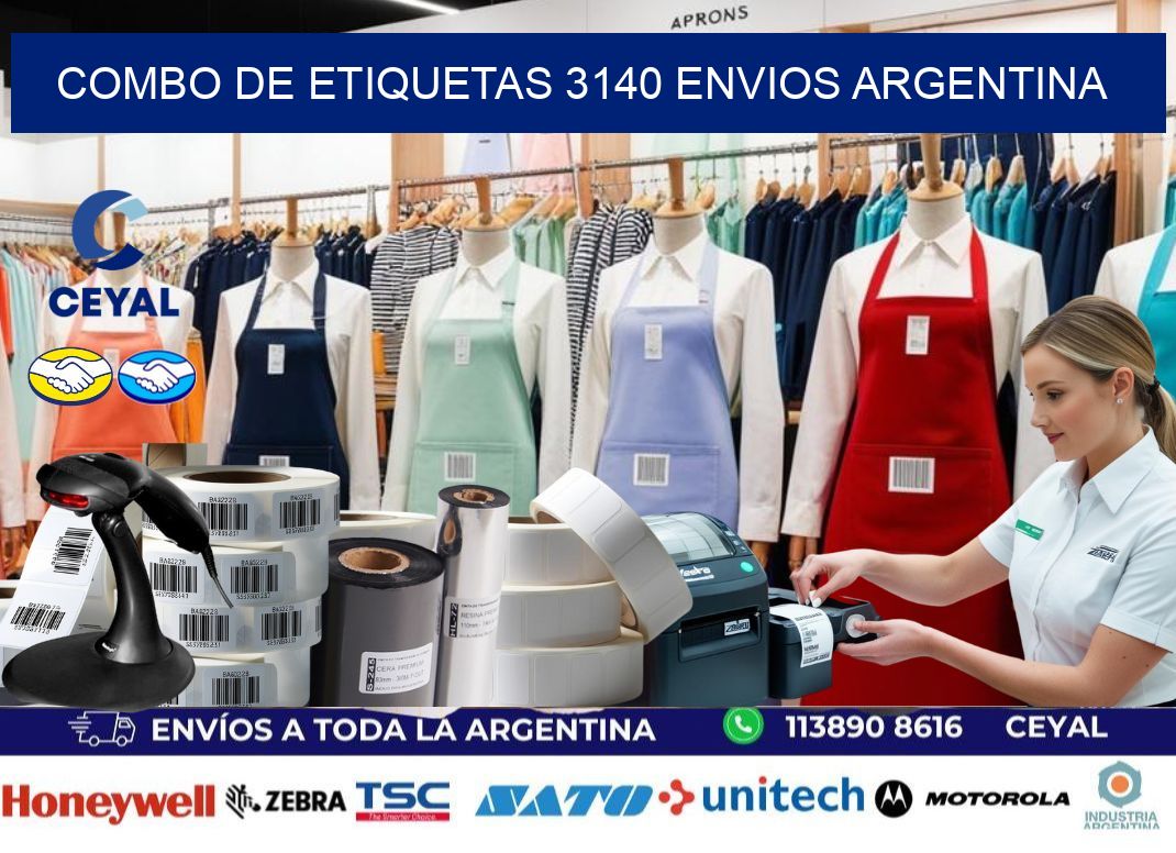 Combo de etiquetas 3140 ENVIOS ARGENTINA