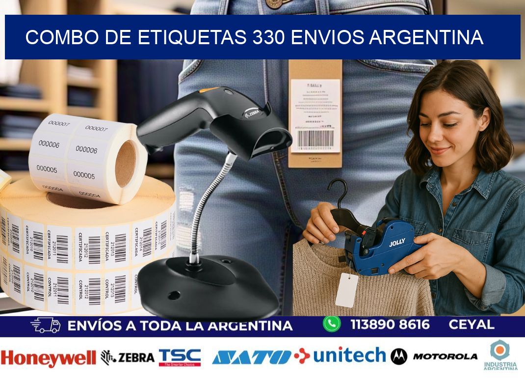 Combo de etiquetas 330 ENVIOS ARGENTINA