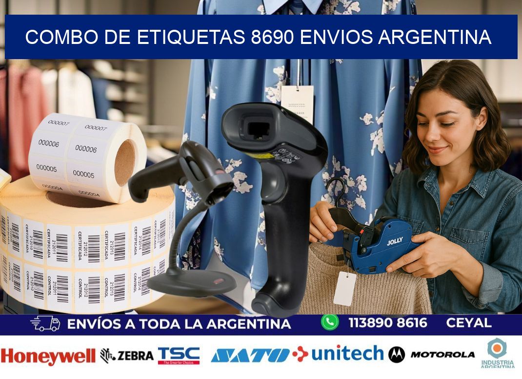 Combo de etiquetas 8690 ENVIOS ARGENTINA