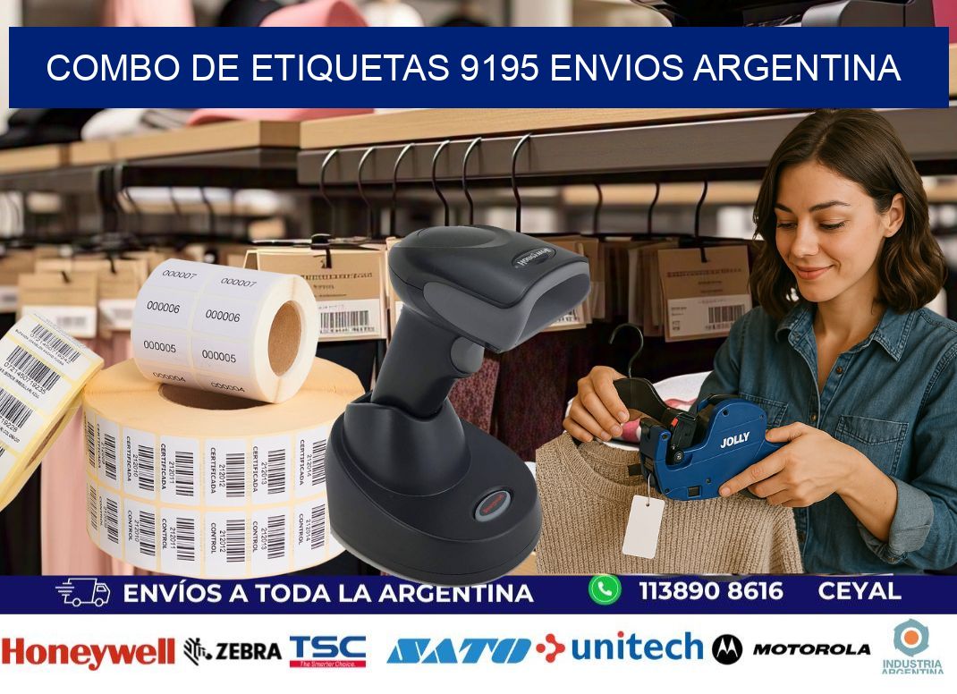 Combo de etiquetas 9195 ENVIOS ARGENTINA