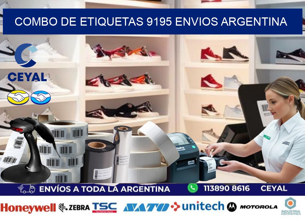 Combo de etiquetas 9195 ENVIOS ARGENTINA